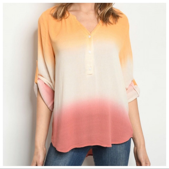 OMBRÉ TIE DYE CHIC TUNIC TOP - Picture 6 of 11